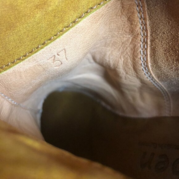 TRIPPEN Boot Women's Size 6.5 US Yellow Wedge Ankle Bootie *LEFT BOOT ONLY* - Picture 5 of 10